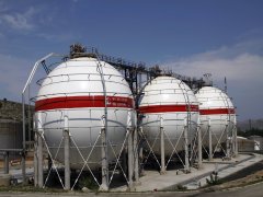 煉油廠5臺(tái)3000立球罐